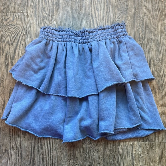 Aerie Comfy Blue Layered Skirt - S - Picture 1 of 3